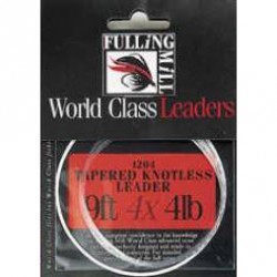 Fulling Mill Tapered Knotless Leader 15ft (fortom) Fulling Mill Tapered Knotless Leader 15ft (fortom)