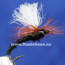 Klinkhammer Black, brown hackle Klinkhammer Black, brown hackle