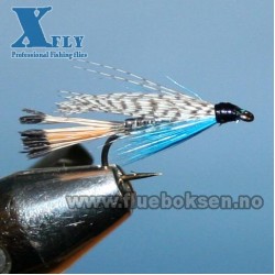 Teal Blue & Silver (våt) xfly Teal Blue & Silver (våt) xfly